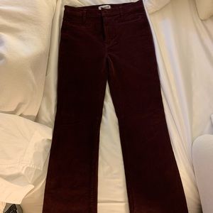 New Madewell, Flea Market Flare Corduroys, Size 27